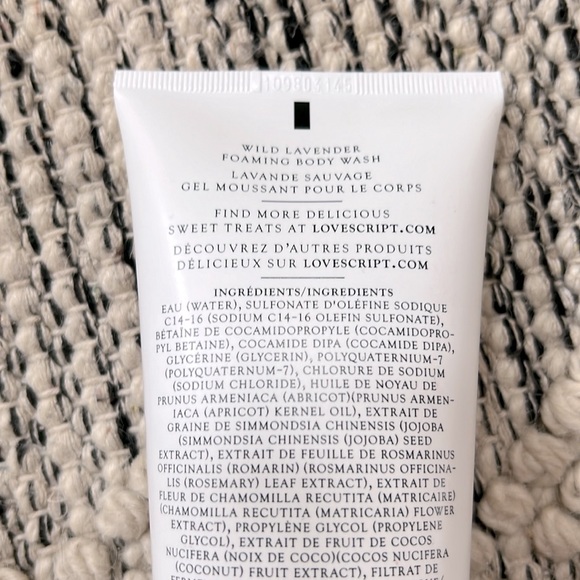 ๐ LOVESCRIPT Wild Lavender Body Wash. 6 fl oz. NWT. Full size. Sealed shut. ๐ธ - Picture 4 of 10